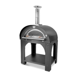 Forno Per Pizza A Legna 80x60 In Acciaio Pulcinella Clementi Con Supporto