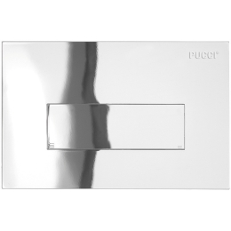 Placca linea cromata 1 pulsante per cassetta incasso Pucci Sara 80130662