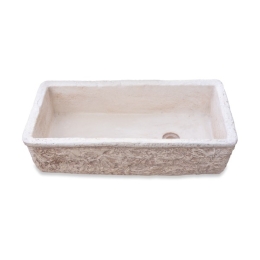 Acquaio Da Esterno Lavabo Vasca 80 Cm Effetto Pietra Rosato LA010